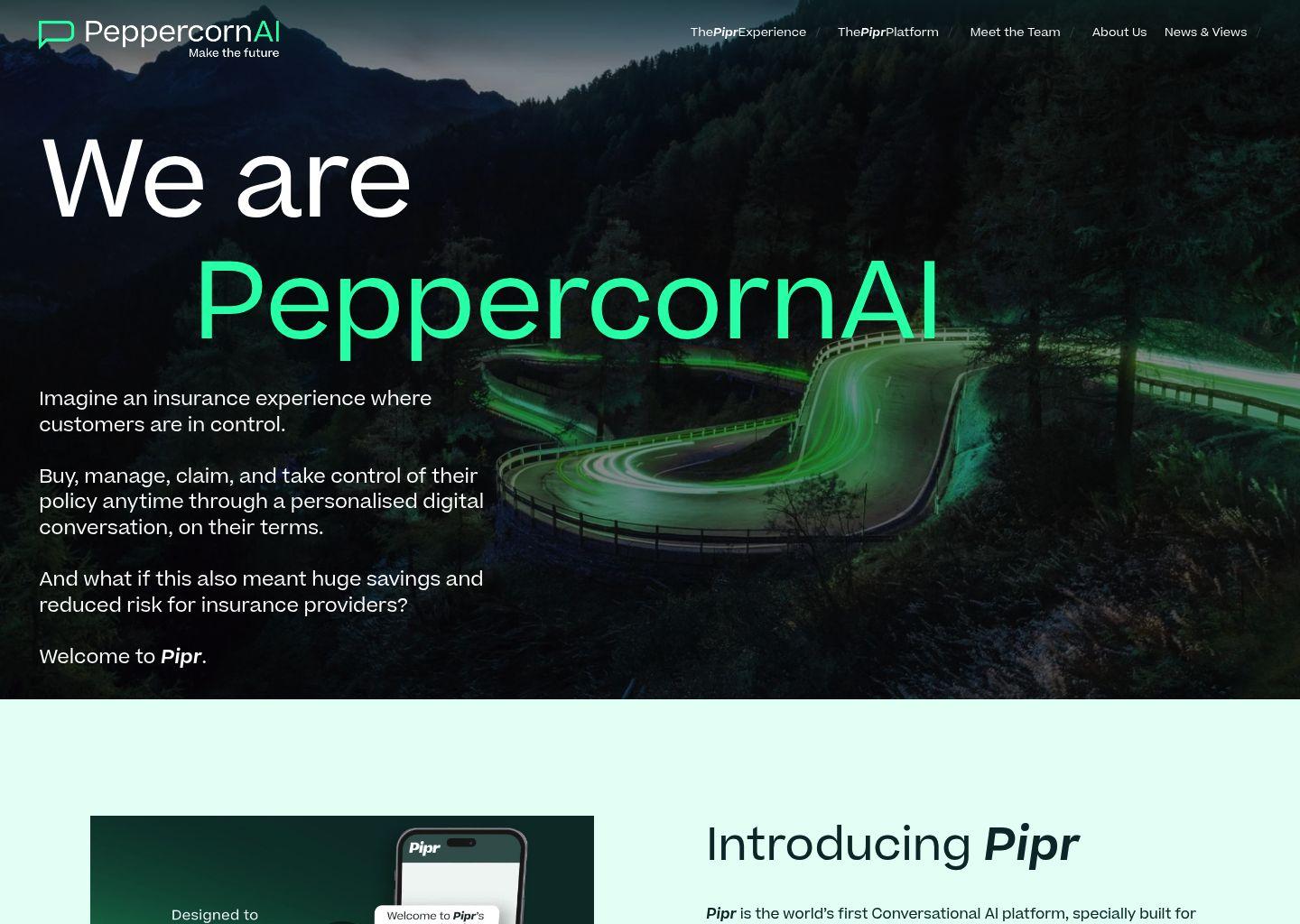 Peppercorn Pipr 车险对话式AI平台