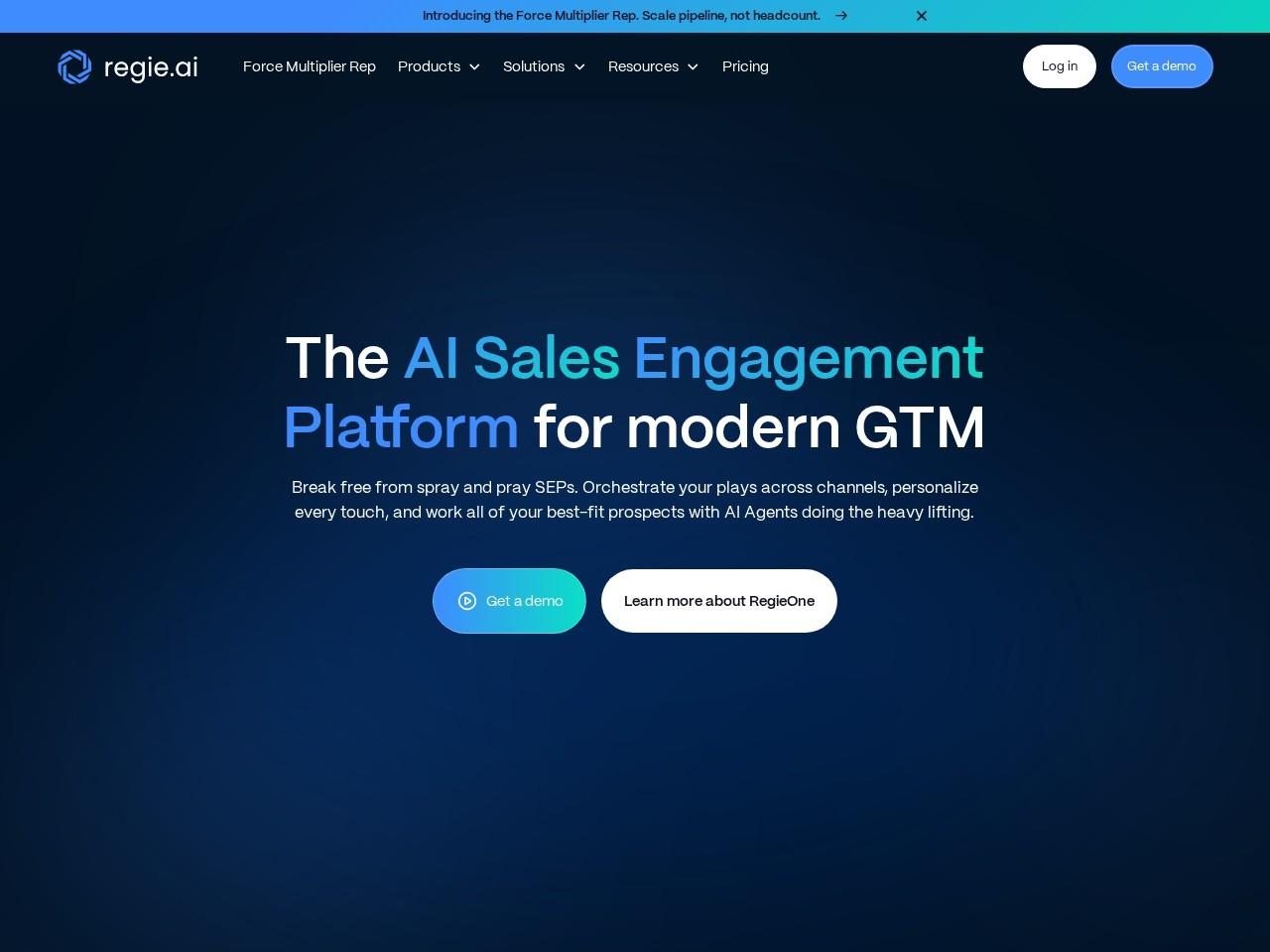 Regie.ai：全栈式 AI 销售互动平台（AI SEP）