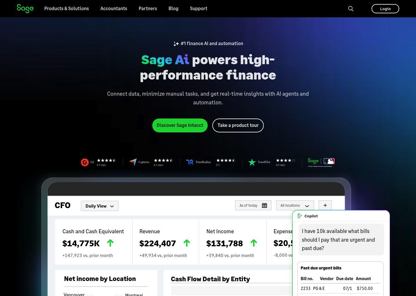 Sage 云端财务与企业管理解决方案