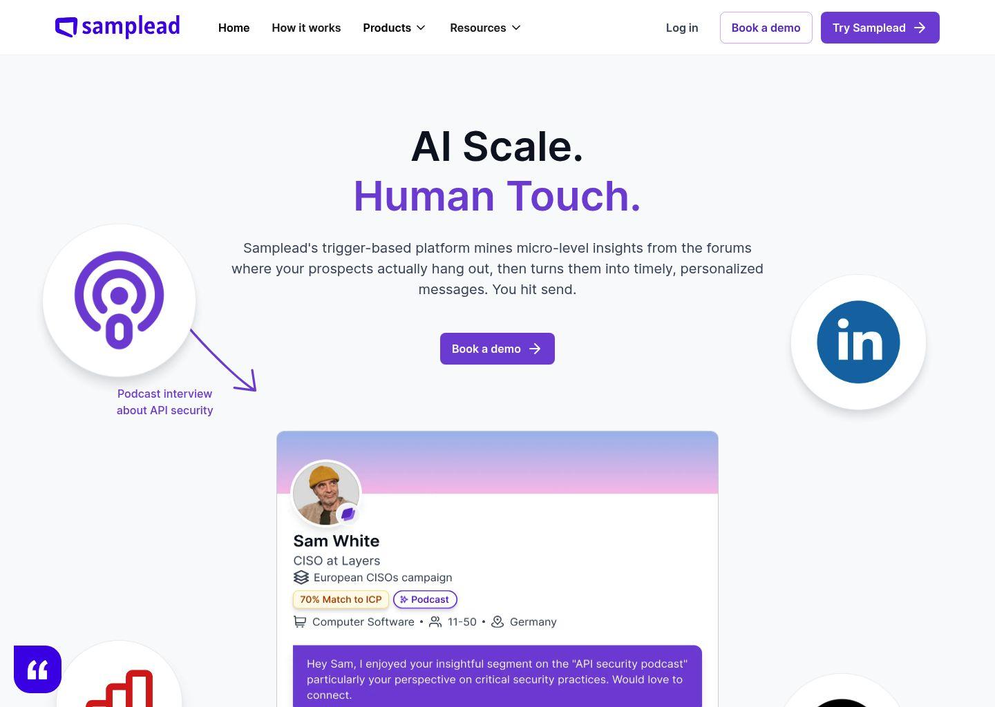 Samplead：AI驱动的智能外呼销售平台
