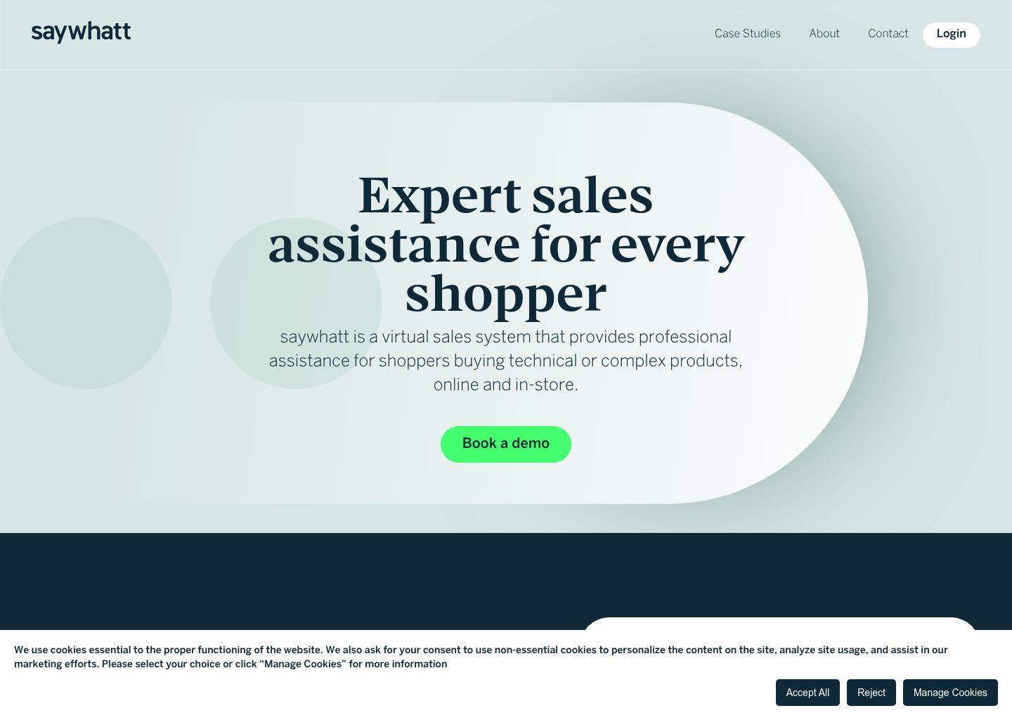 saywhatt 虚拟销售系统