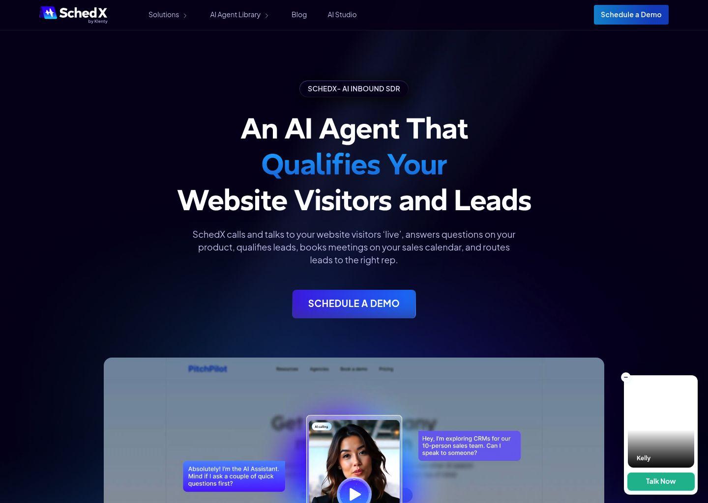SchedX 语音AI智能接待与销售助手