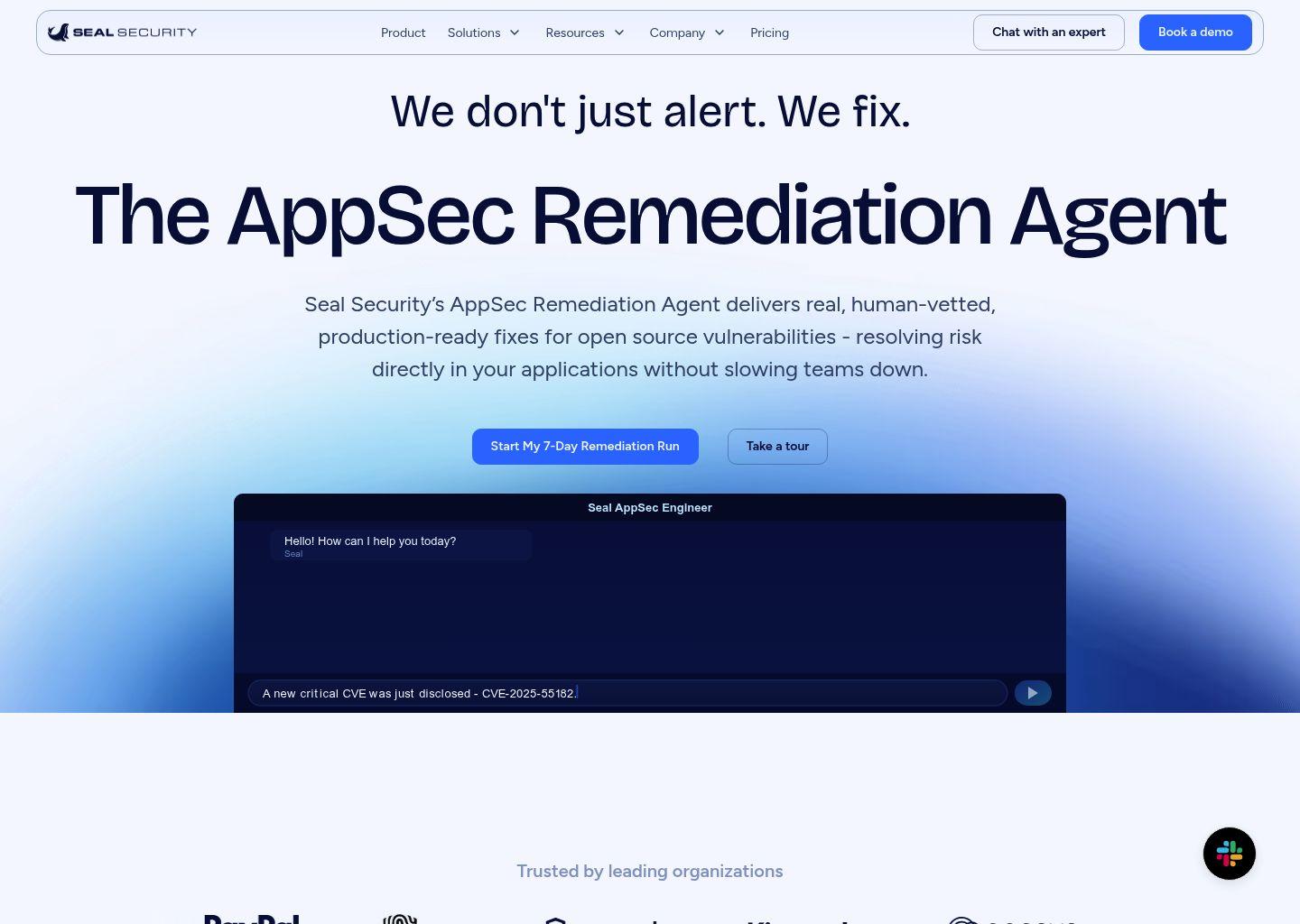 Seal Security 应用安全修复代理（AppSec Remediation Agent）