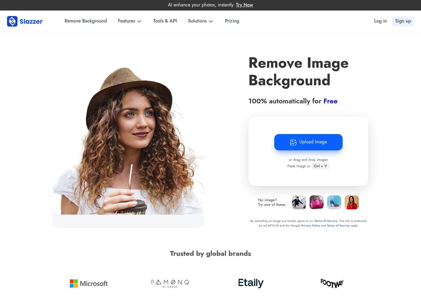 Slazzer 在线AI抠图与照片编辑工具