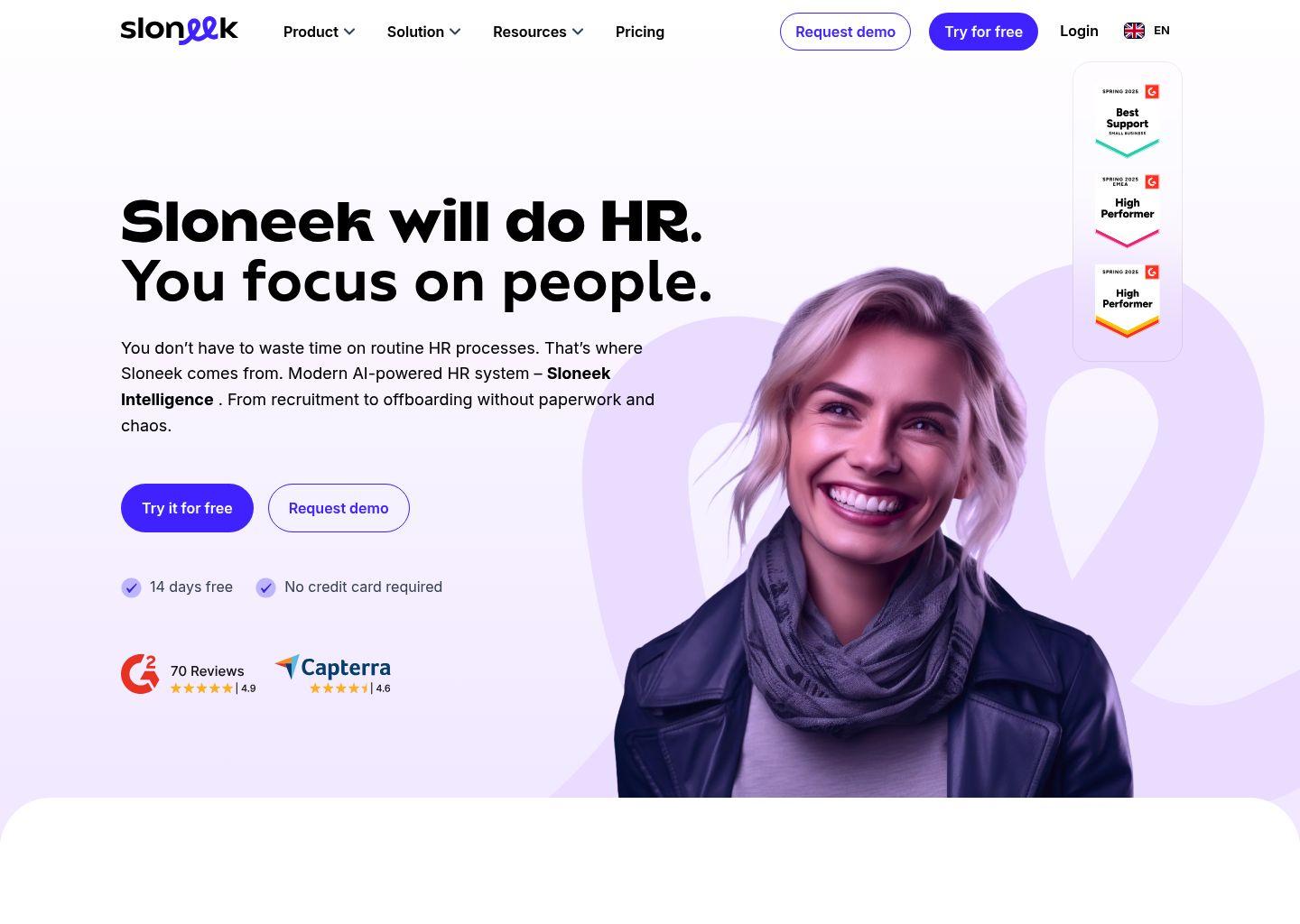 Sloneek 一体化智能HR员工管理系统