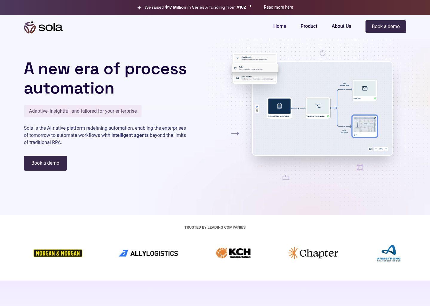 Sola 智能流程自动化平台