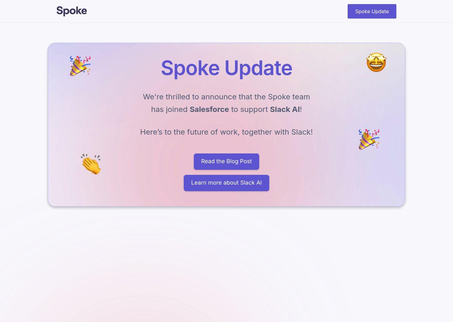 Spoke.ai：用AI为你总结与管理Slack信息