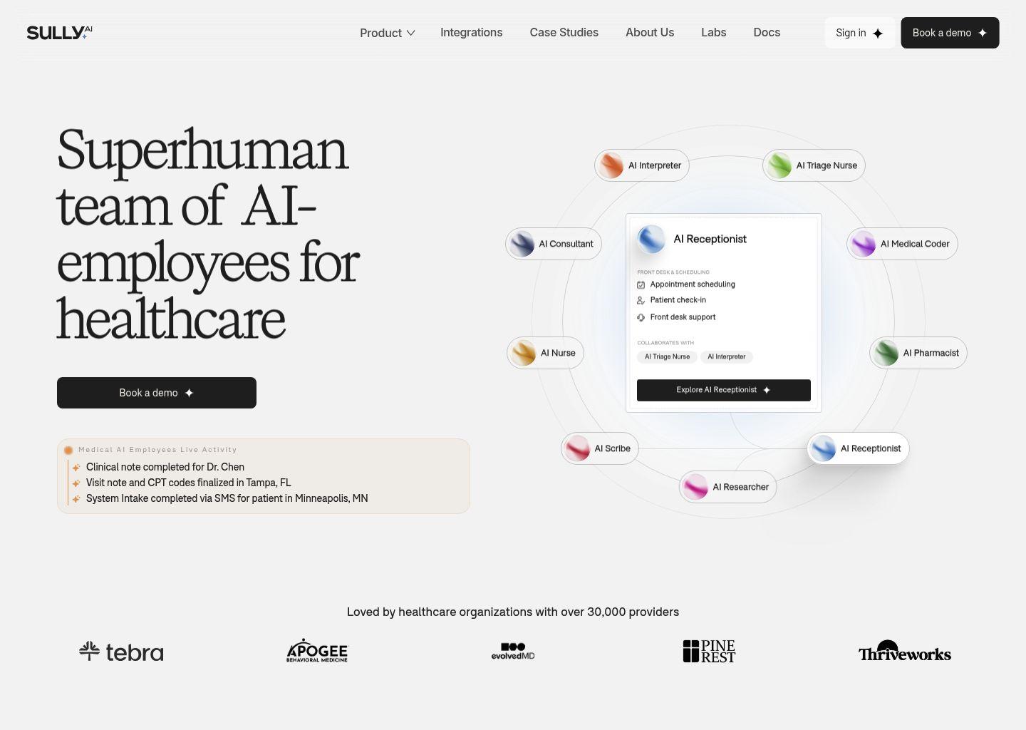 Sully.ai：面向医院的超级AI员工团队