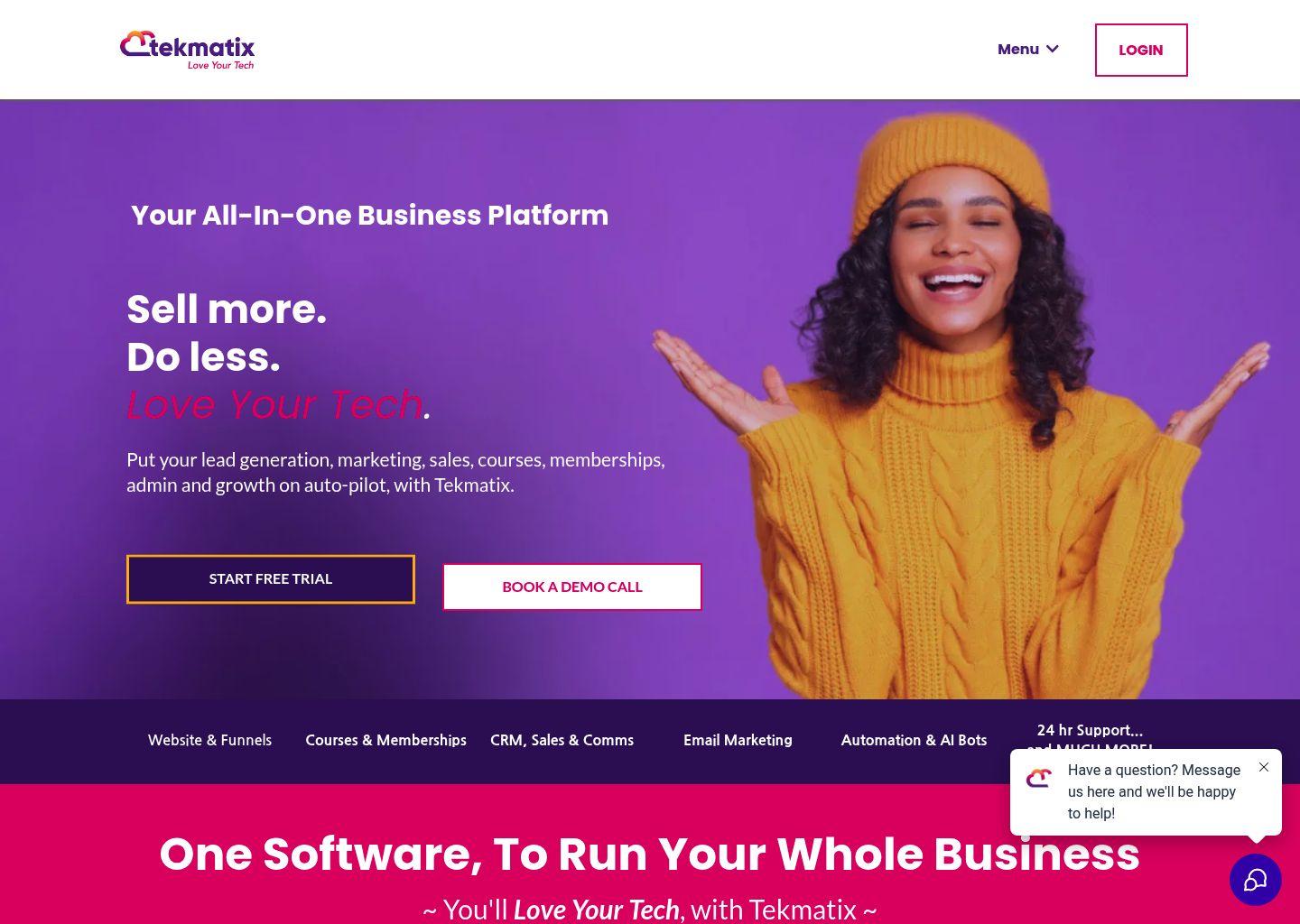 Tekmatix 一体化商业、CRM 与 AI 营销平台