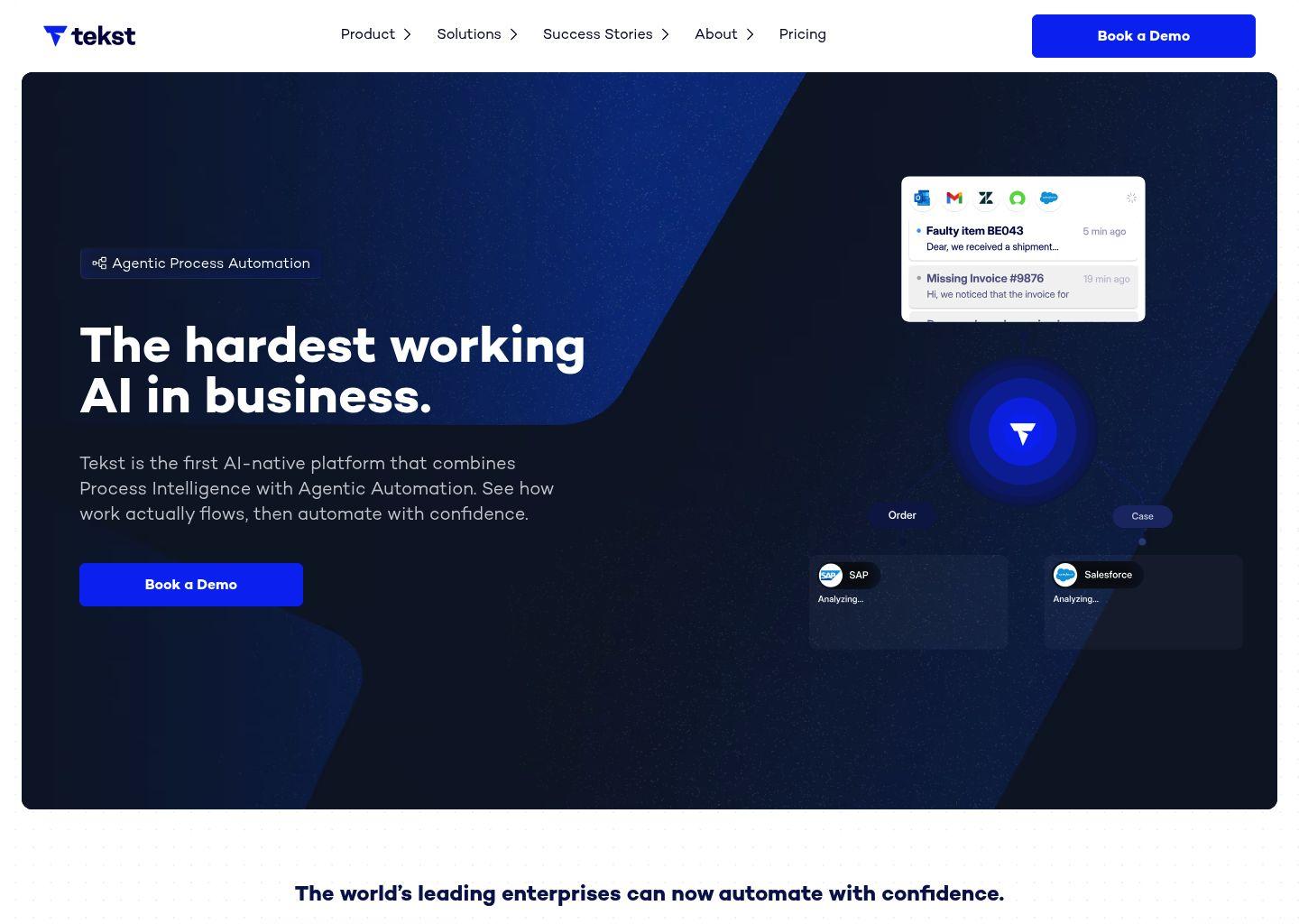 Tekst 企业级 AI 流程智能与自动化平台