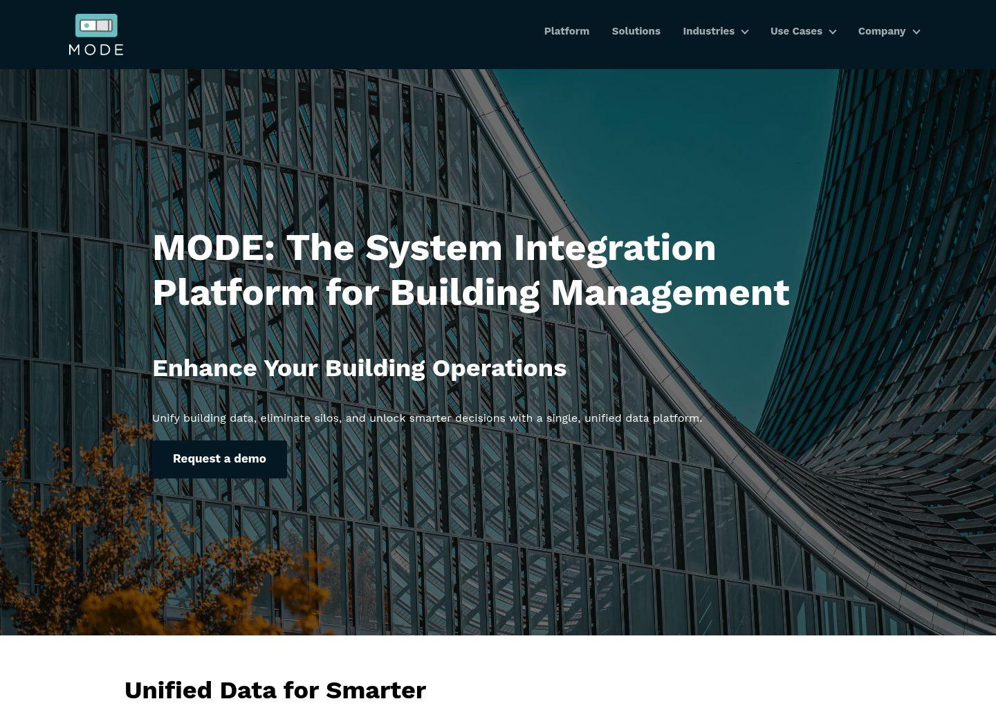 MODE AI 楼宇管理数据平台