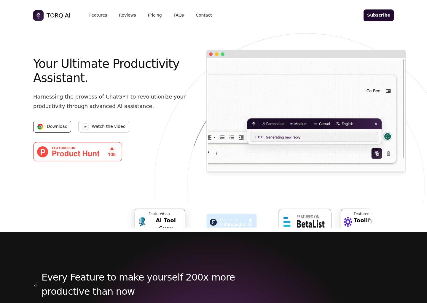 Torq AI：你的终极效率助理