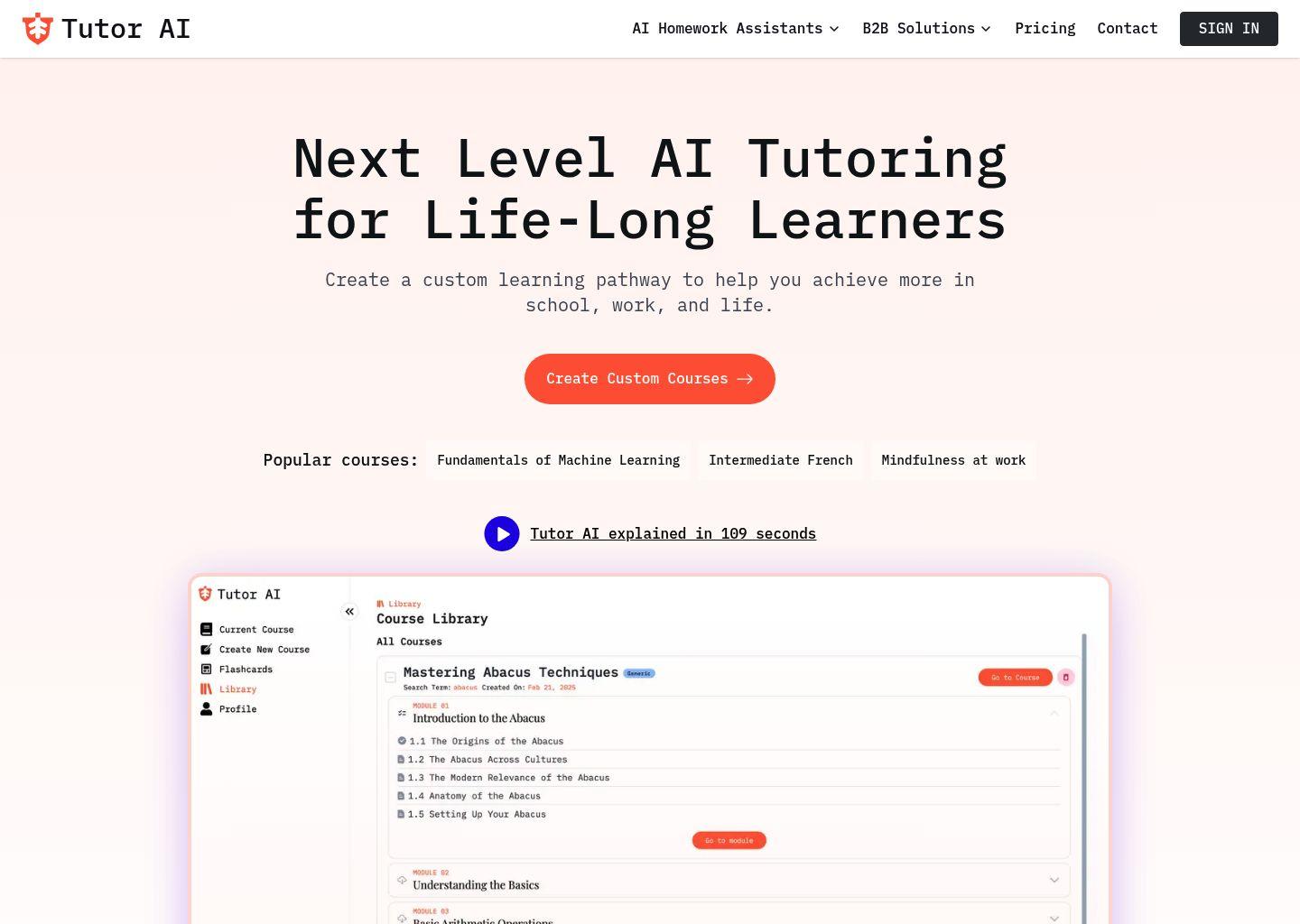 Tutor AI：你的个人AI导师，随时随地学任何知识