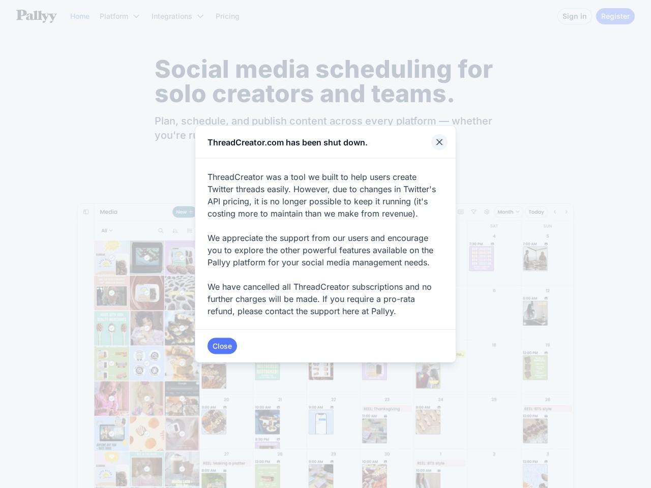 Pallyy：面向个人创作者与团队的社交媒体内容排程与发布工具