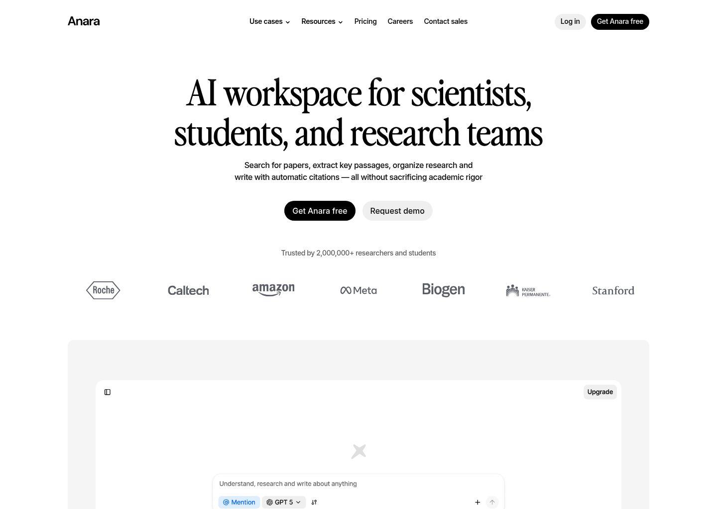 Anara：值得信赖的学术研究 AI 助手
