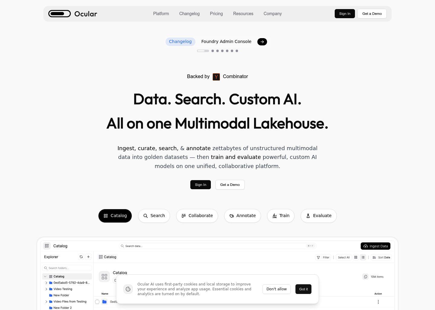 Ocular AI 多模态数据铸造平台
