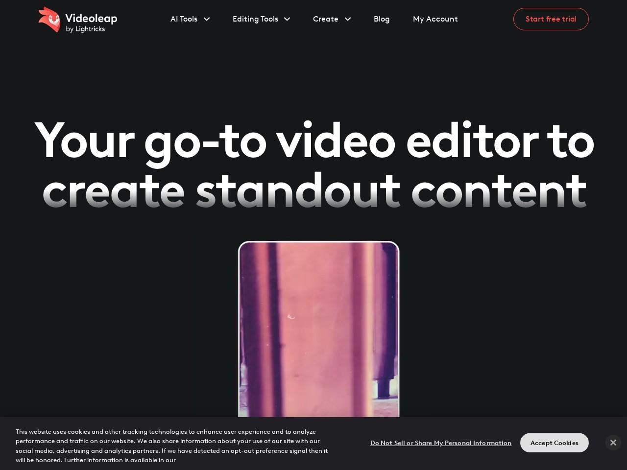 Videoleap：轻松上手的智能视频剪辑与制作工具