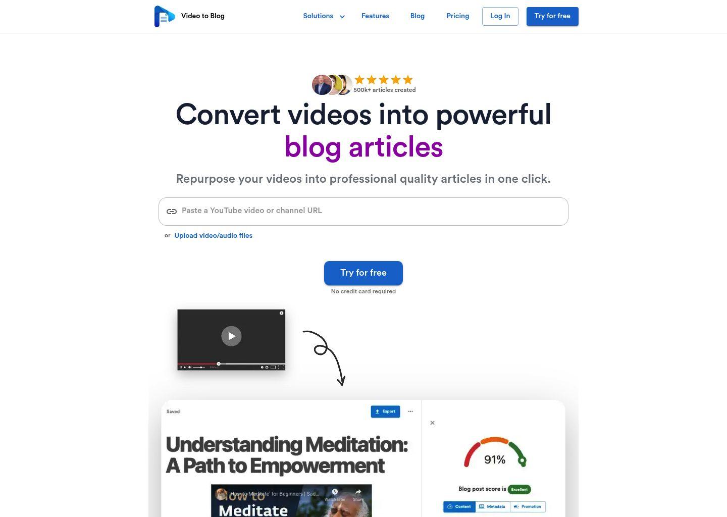 Video to Blog：一键把视频转成可发布的博客文章