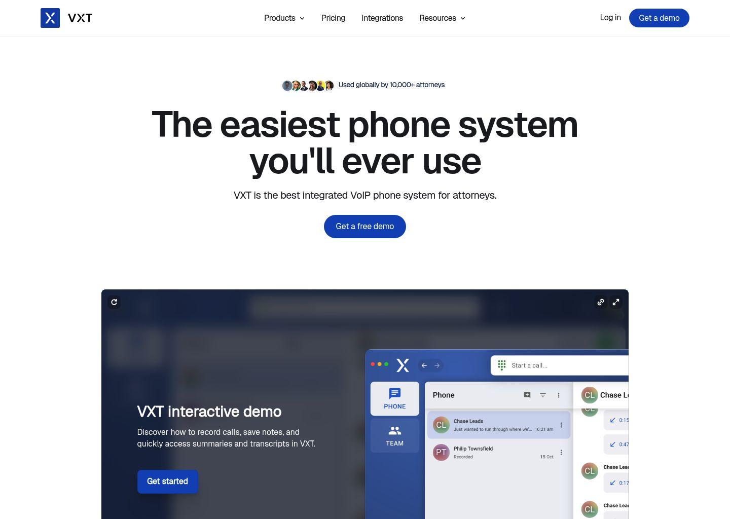 VXT 法律行业专用 VoIP 云电话系统