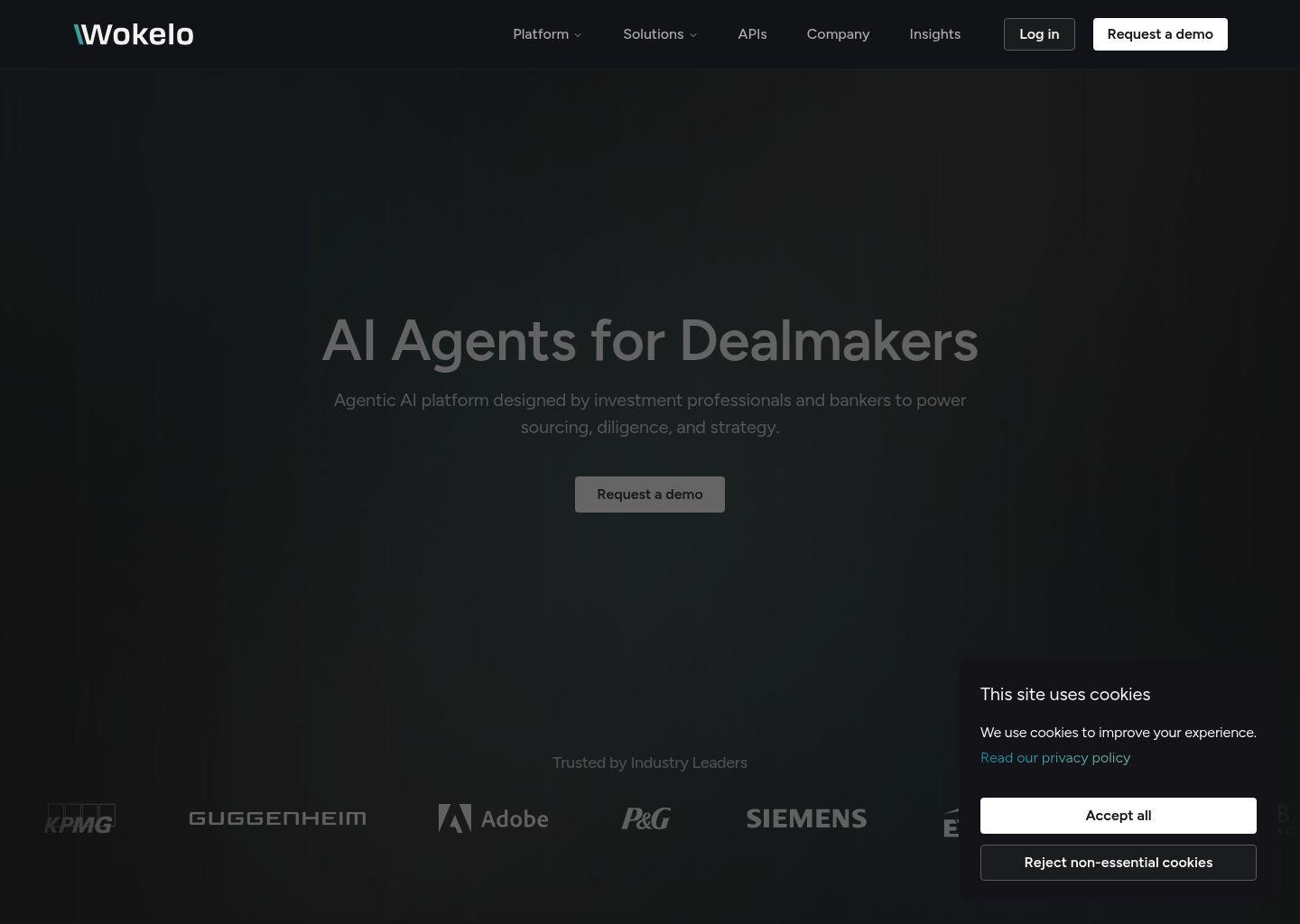 Wokelo AI 投资级智能代理平台