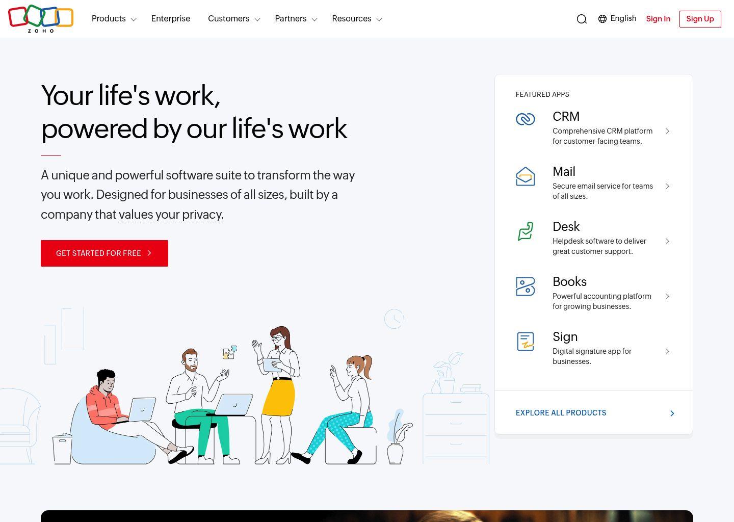Zoho Sheet 在线表格软件