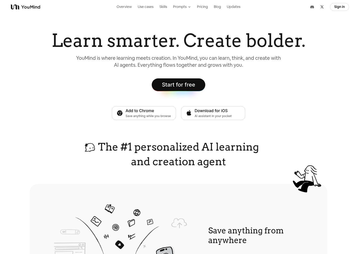 YouMind：AI 创作代理，把资料变成可编辑的作品