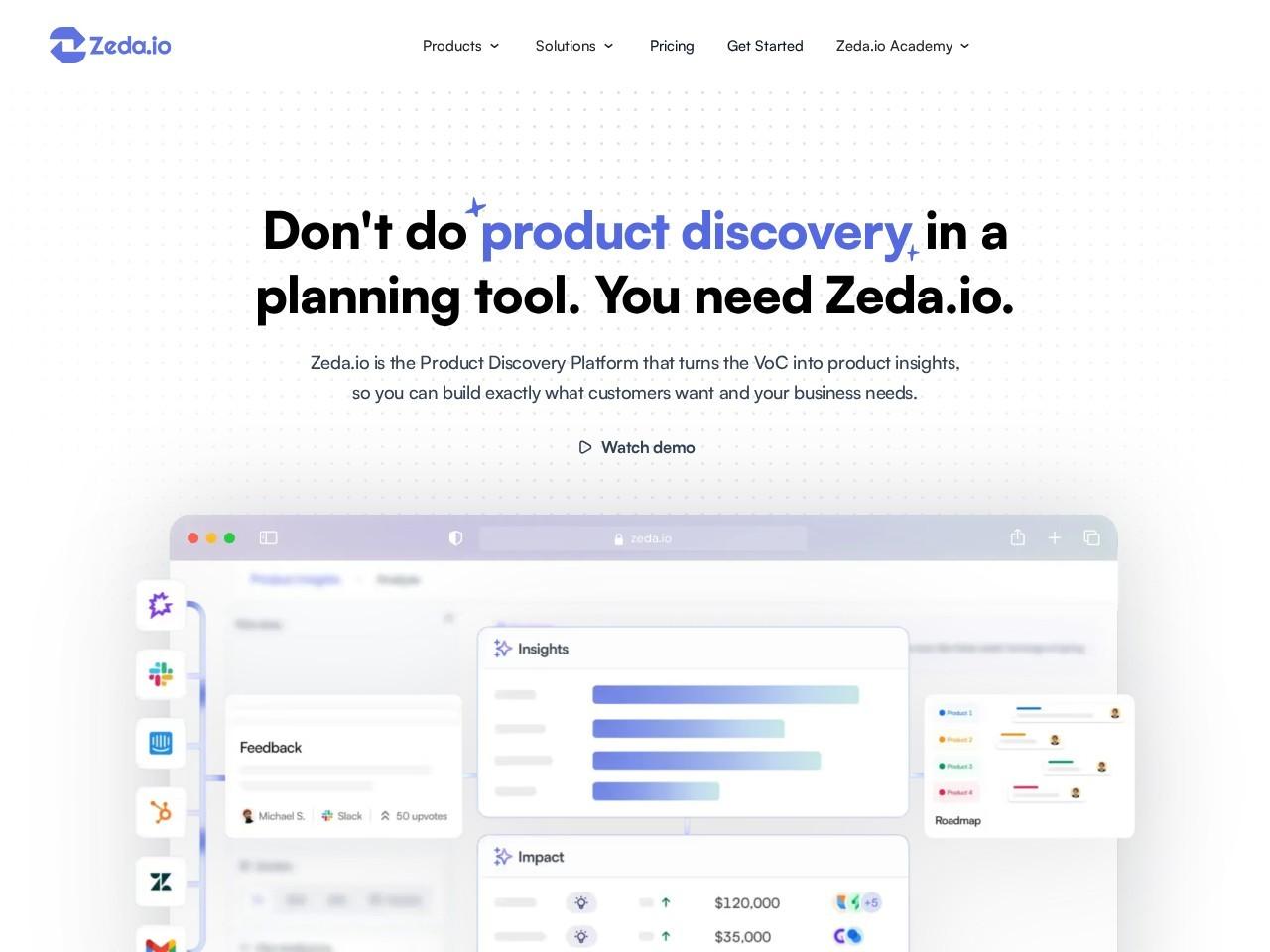 Zeda.io 客户之声驱动的 AI 产品管理平台