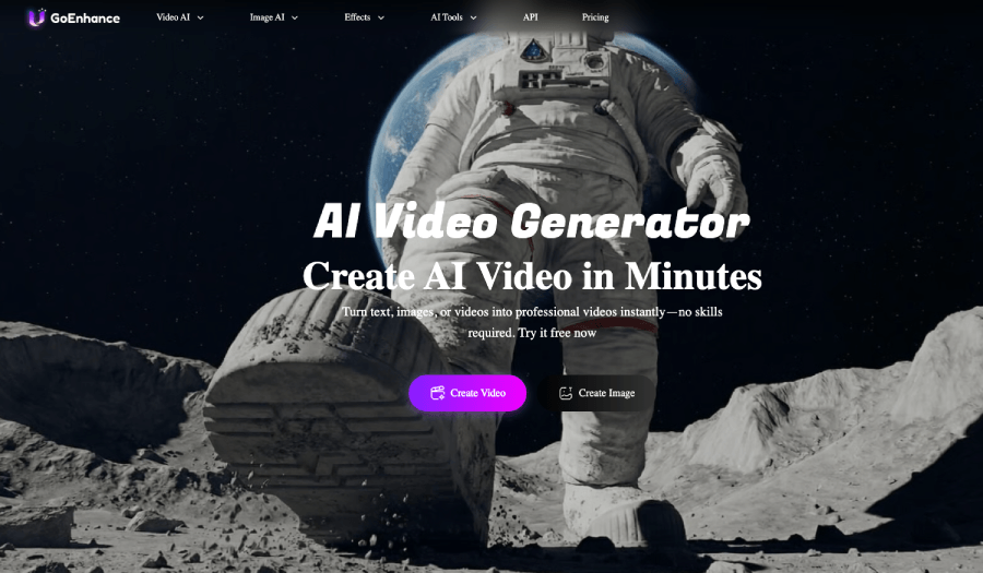 GoEnhance AI：全能AI视频与图像生成平台