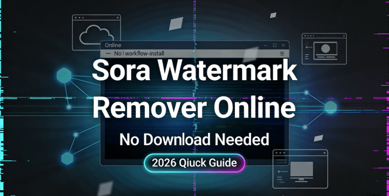 Sora 在线去水印：纯网页操作，无需下载